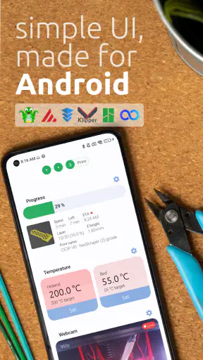 OctoApp: OctoPrint & Klipper screenshot