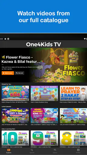 One4kids TV screenshot