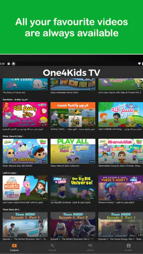 One4kids TV screenshot