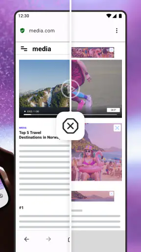 Opera-browser med AI screenshot
