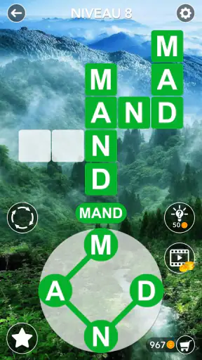 Ord Krydsord Søg : Dansk screenshot