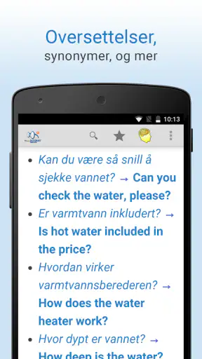 Ordbok + screenshot