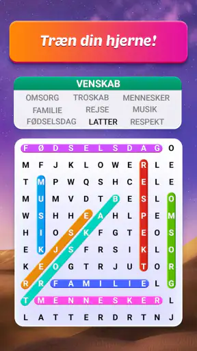 Ordsøgning - Ordspil screenshot
