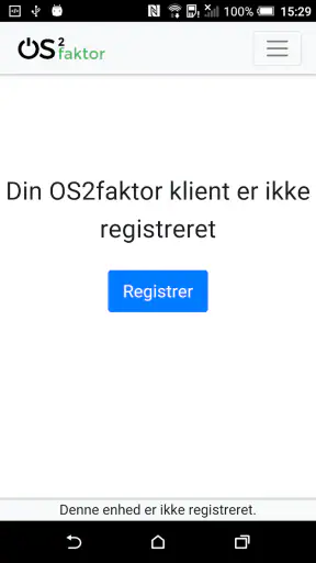 OS2faktor screenshot