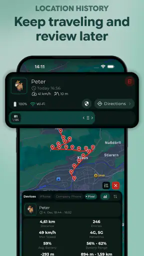 Paralino: Secure Phone Tracker screenshot