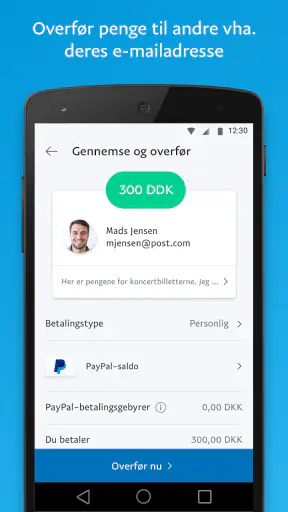 PayPal screenshot