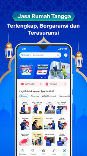Pinhome: Properti, KPR & Jasa screenshot
