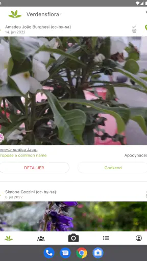 PlantNet Plante Identificering screenshot