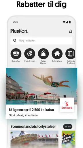 PlusKort app’en screenshot