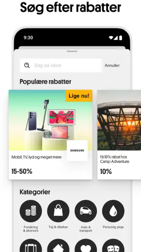 PlusKort app’en screenshot