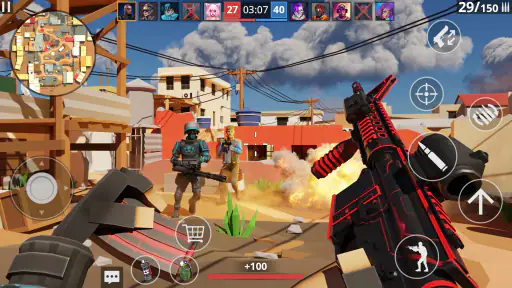 POLYWAR: 3D FPS online shooter screenshot