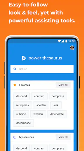 Power Thesaurus screenshot