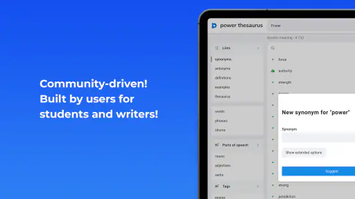 Power Thesaurus screenshot