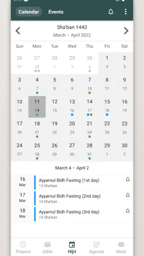 Prayer Times and Qibla screenshot