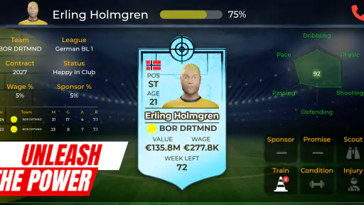Pro Fodboldagent screenshot