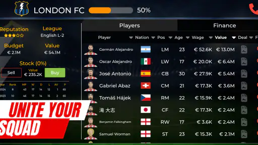 Pro Fodboldagent screenshot