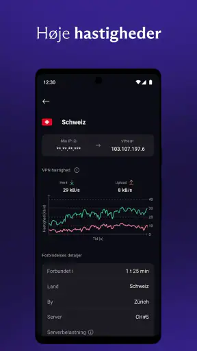 Proton VPN: Hurtig og sikker screenshot