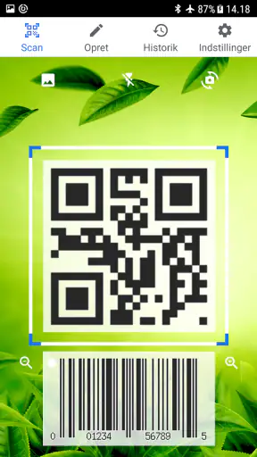QR scanner screenshot