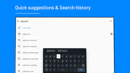 Quick Search Browser for TV screenshot