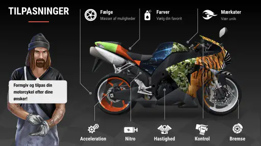 Racing Fever: Moto screenshot