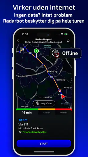 Radarbot: Hastighedskameraer screenshot