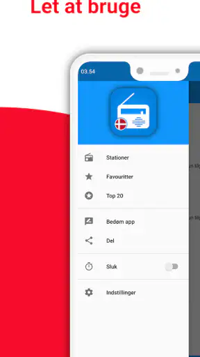 Radio Danmark: Netradio og DAB screenshot