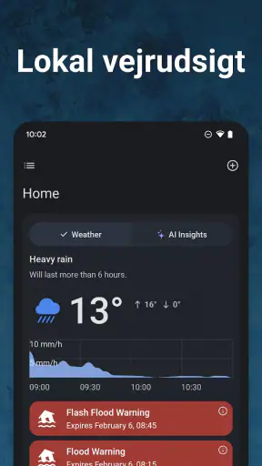 Rain Viewer: Vejrradarkort screenshot