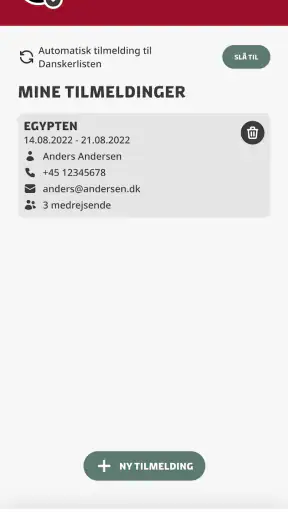 Rejseklar screenshot