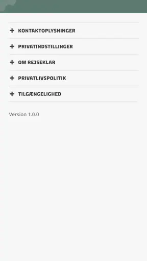 Rejseklar screenshot
