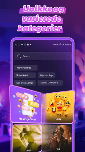 Ringetoner sang til Android screenshot