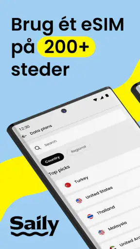 Saily: eSIM til rejser screenshot