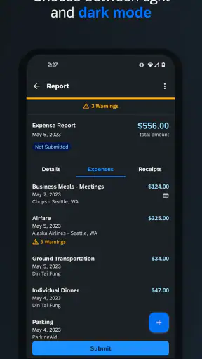 SAP Concur screenshot