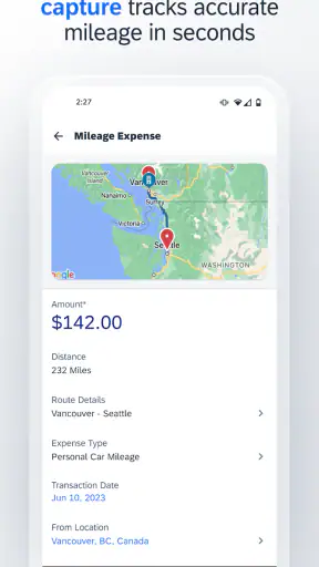SAP Concur screenshot
