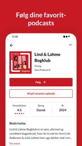 Saxo: Lydbøger og E-bøger screenshot