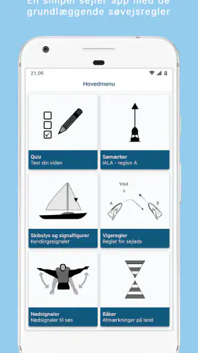 Sejlguide til sikker sejlads screenshot