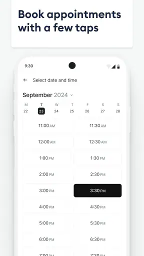 Setmore Appointment Scheduling screenshot