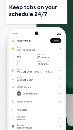 Setmore Appointment Scheduling screenshot