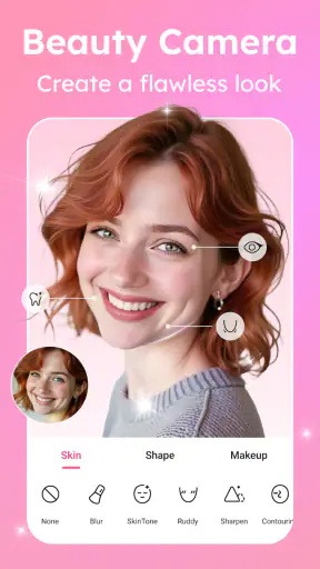 Skønhedskamera & makeupkamera screenshot