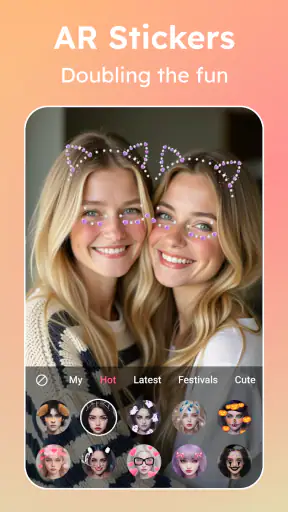 Skønhedskamera & makeupkamera screenshot