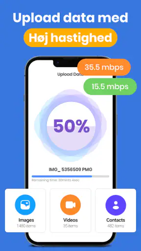 Sky opbevaring app screenshot