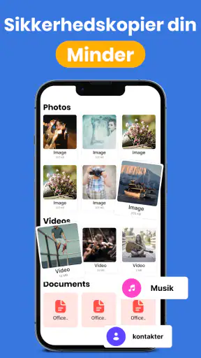 Sky opbevaring app screenshot
