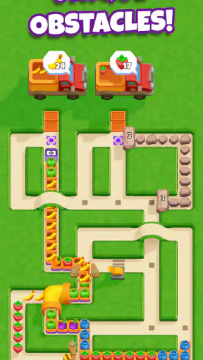 Snacky Dash: Food Maze Puzzle screenshot
