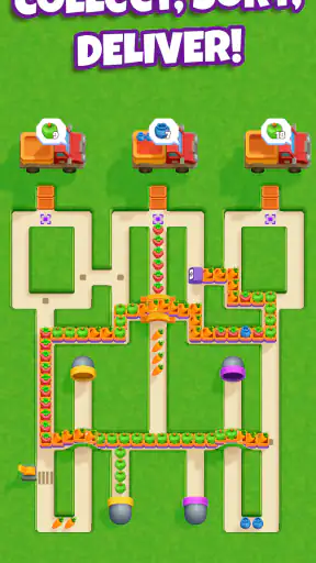 Snacky Dash: Food Maze Puzzle screenshot