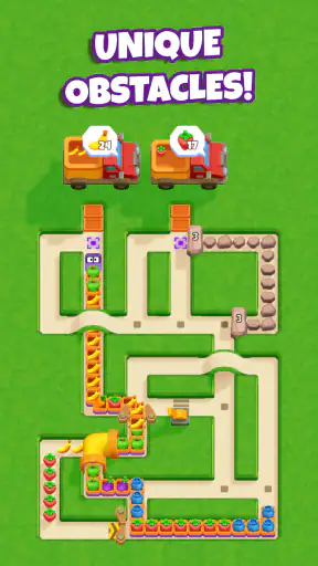 Snacky Dash: Food Maze Puzzle screenshot