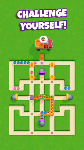 Snacky Dash: Food Maze Puzzle screenshot
