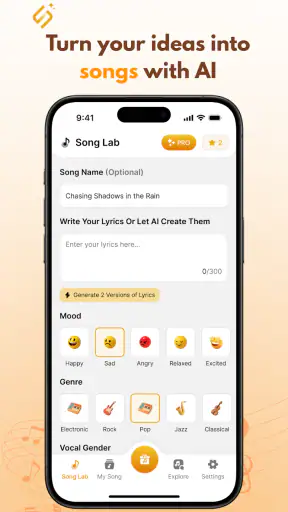 SongWish – AI Song Gift Maker screenshot