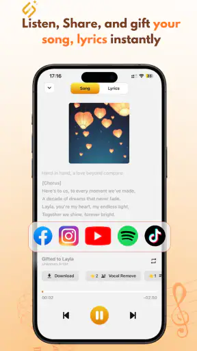 SongWish – AI Song Gift Maker screenshot