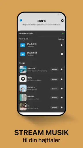 Sonos S1 S2 Speaker Controller screenshot