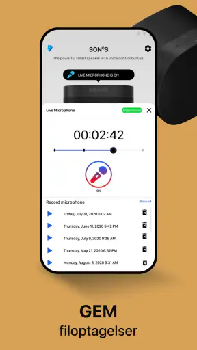 Sonos S1 S2 Speaker Controller screenshot