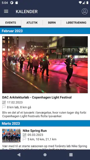 Sparta Atletik og Løb screenshot